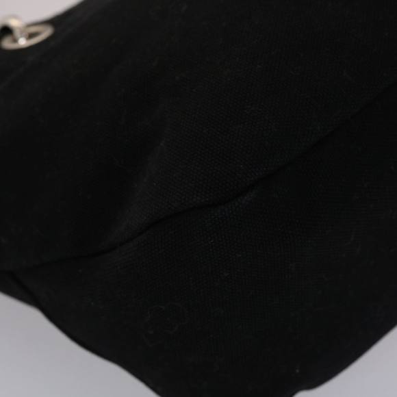 BURBERRY Blue Label Hand Bag Canvas 2way Black Auth ki3052 - Picture 11 of 16
